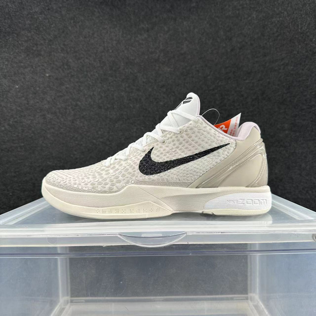 Nike Zoom Basketball Shoes in White and Black