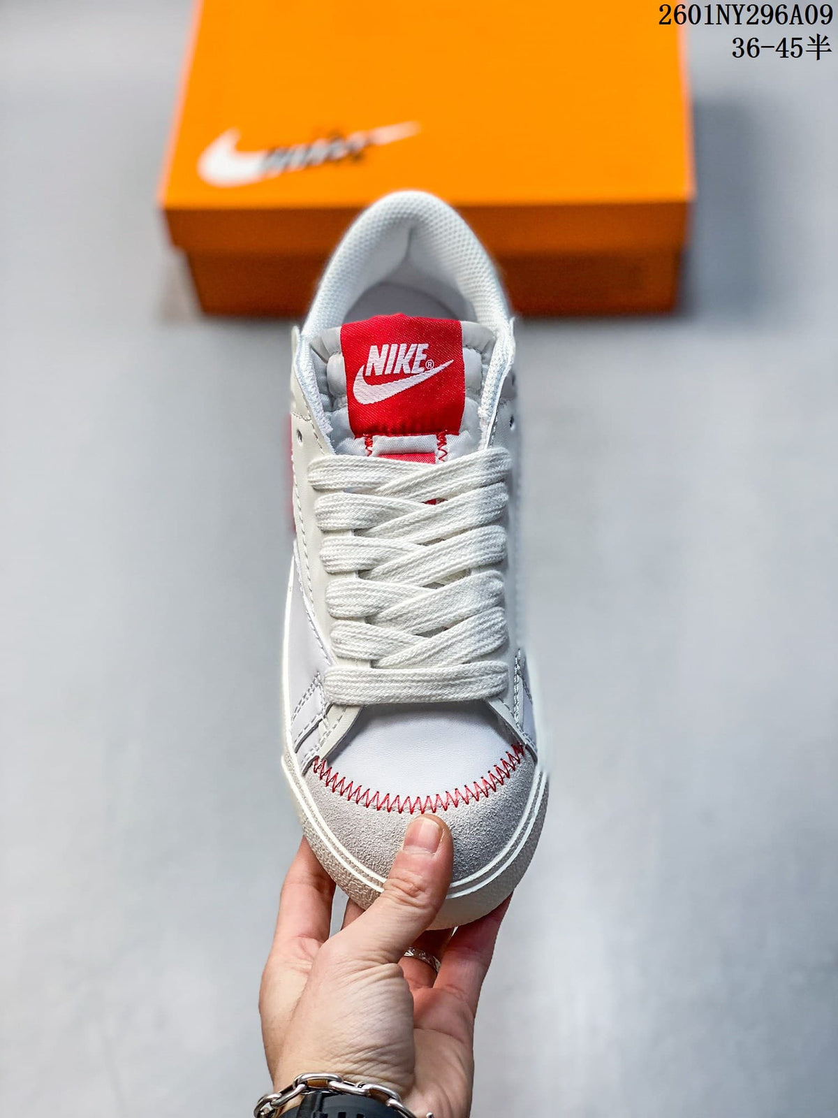 Nike Blazer Low ’77 Jumbo Sneakers White Red 2601NY296A09