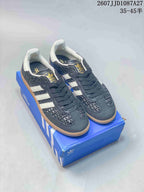 adidas Originals Samba ADV Low-Top Sneakers in Navy and White