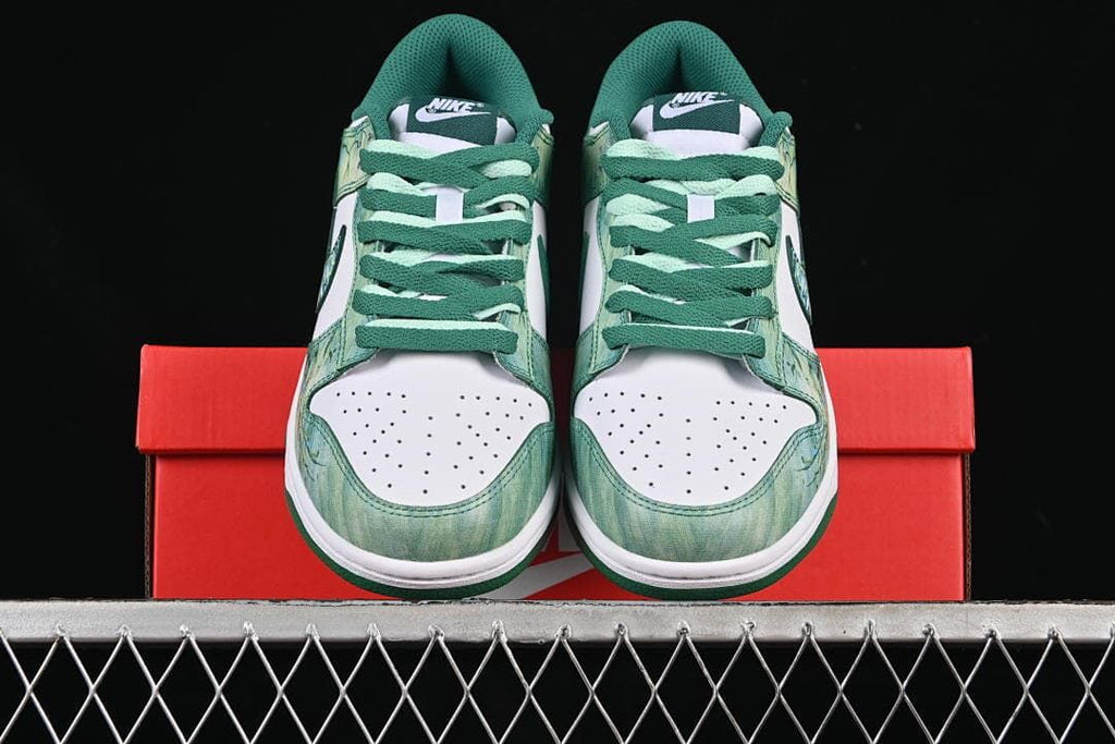 Nike SB Dunk Low HF5441-101 Green Graphic Sneakers