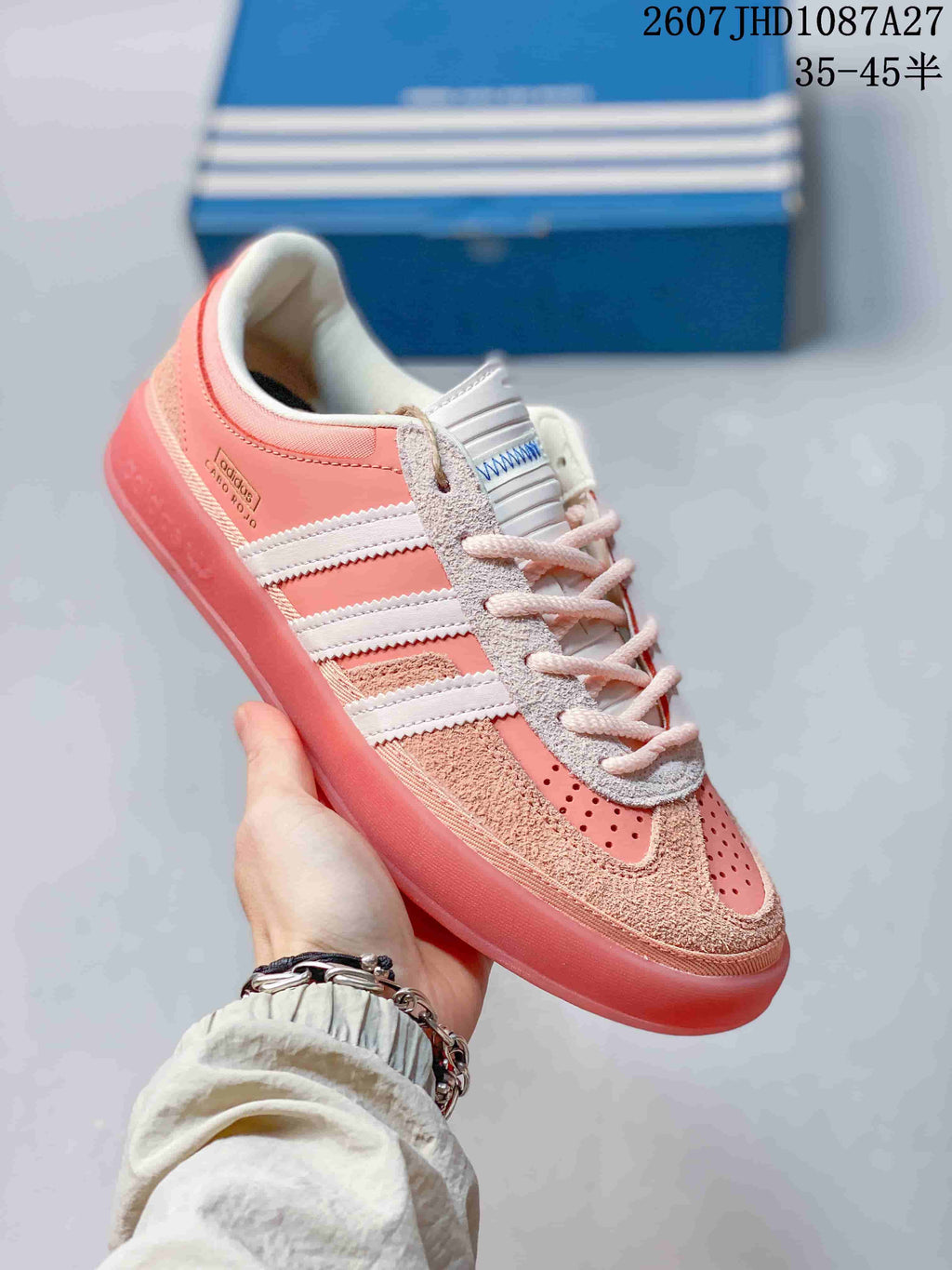 adidas Samba ADV Sneakers Pink White JHD1087A27