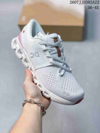 On Cloud X 4 Low-Top Sneakers White Pink 2607JJD382A22