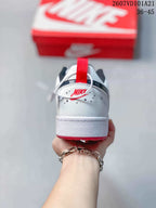 Nike Court Borough Mid BG Sneakers White Black Red