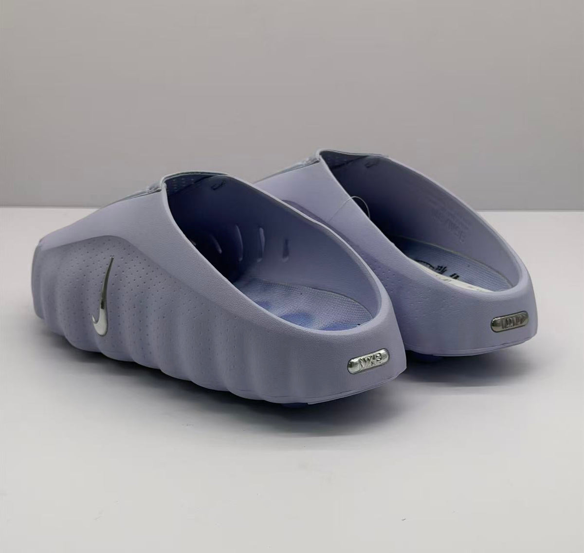 Nike Purple Slides with Textured Footbed