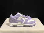 OFF-WHITE Out Of Office Low-Top Sneakers Lavender White