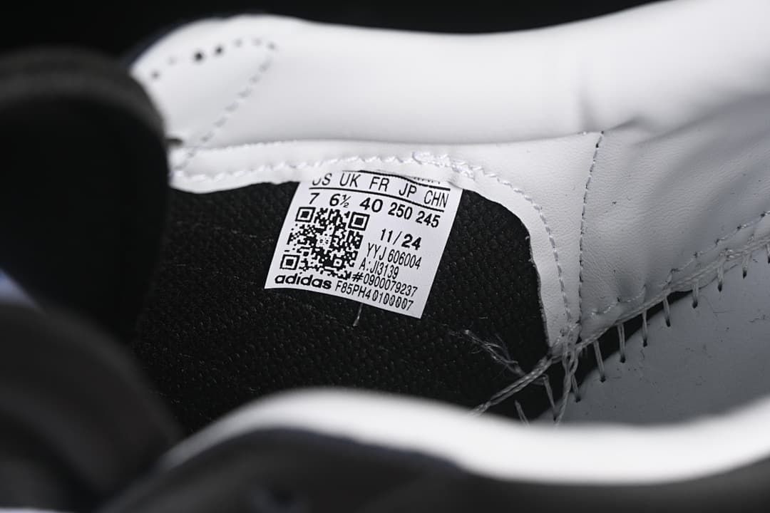 Adidas Superstar JI0319 Black and White Sneakers