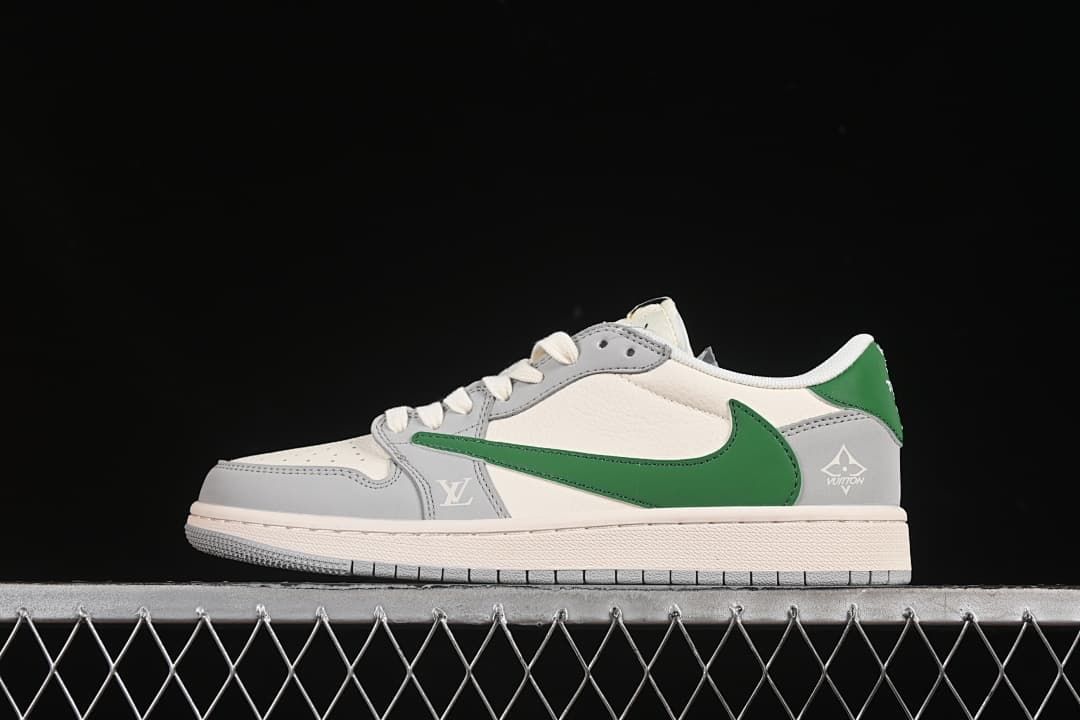 Air Jordan 1 Low OG SP Grey Green Low-Top Sneakers