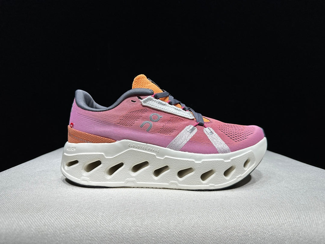 On CloudEclipse Running Shoes in Pink and White