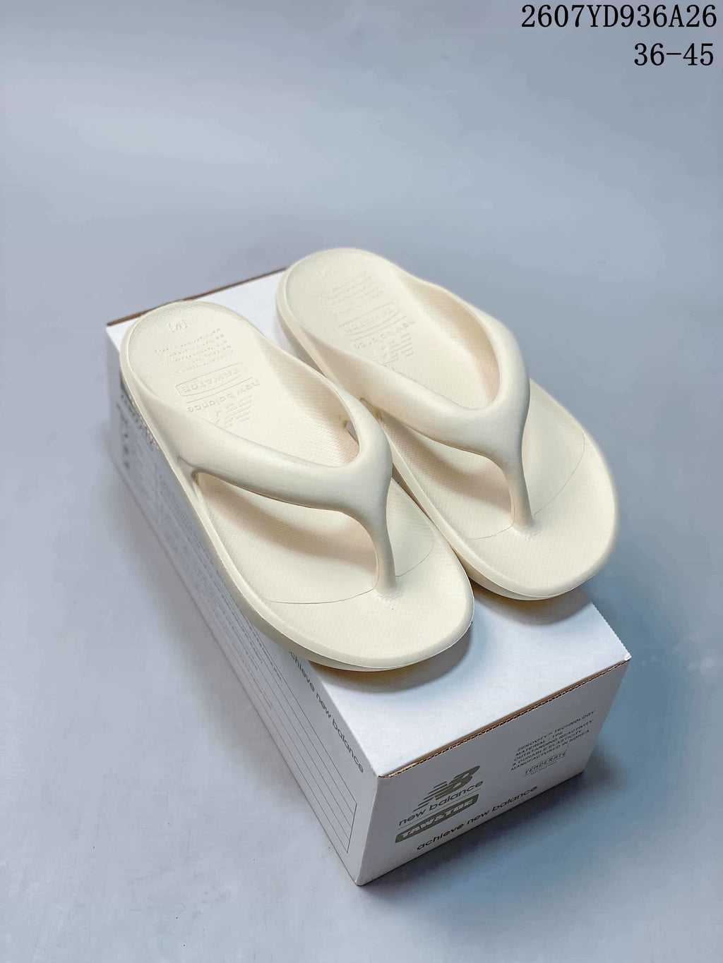 New Balance NB5601 Off-White Flip-Flop Sandals