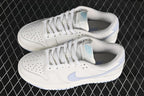 Nike SB Dunk Low White and Light Blue Sneakers