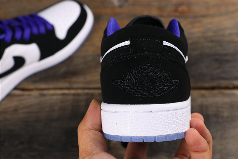 Jordan Air Jordan 1 Low White Black Dark Concord Sneakers