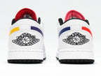Nike Air Jordan 1 Low White Multicolor Swoosh CW7009-100