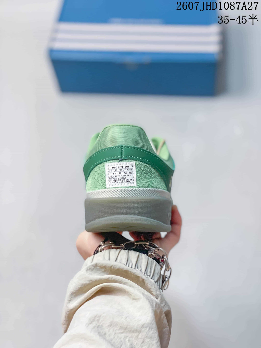 adidas Originals Samba ADV Green White Sneakers JHD1087A27