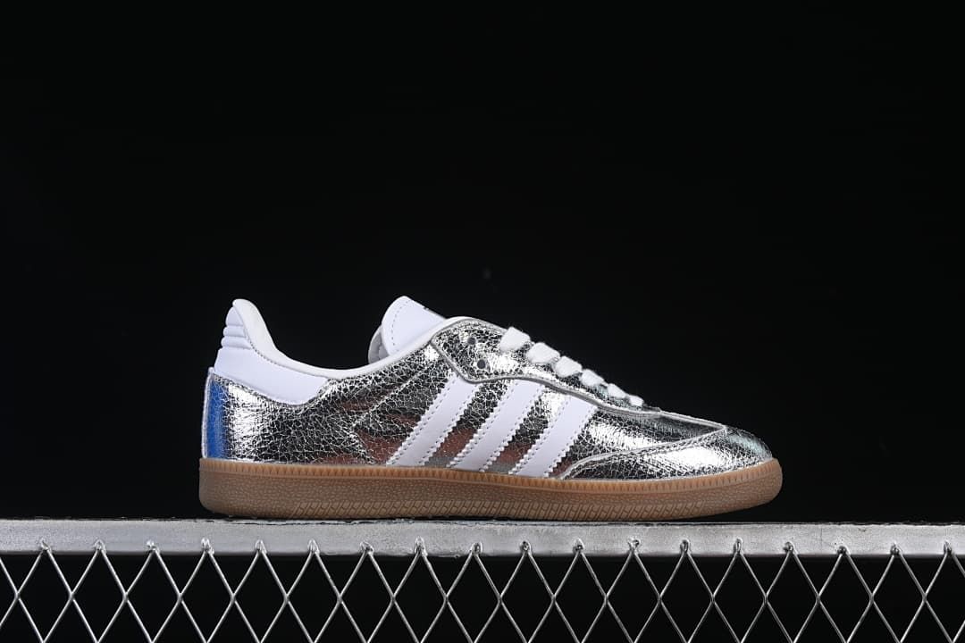 Adidas Samba OG JR0035 Silver Metallic Sneakers