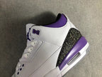 Jordan Air Jordan 3 SE Denim White Purple Sneakers