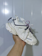 Balenciaga Track Trail Lace Sneakers White