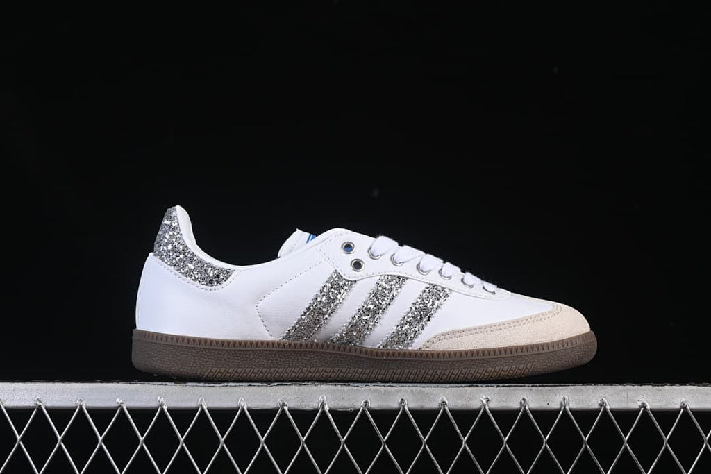 adidas Samba OG B75810 White Silver Sneakers