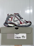Puma Runner Sneakers Metallic White and Wine Red 727767
