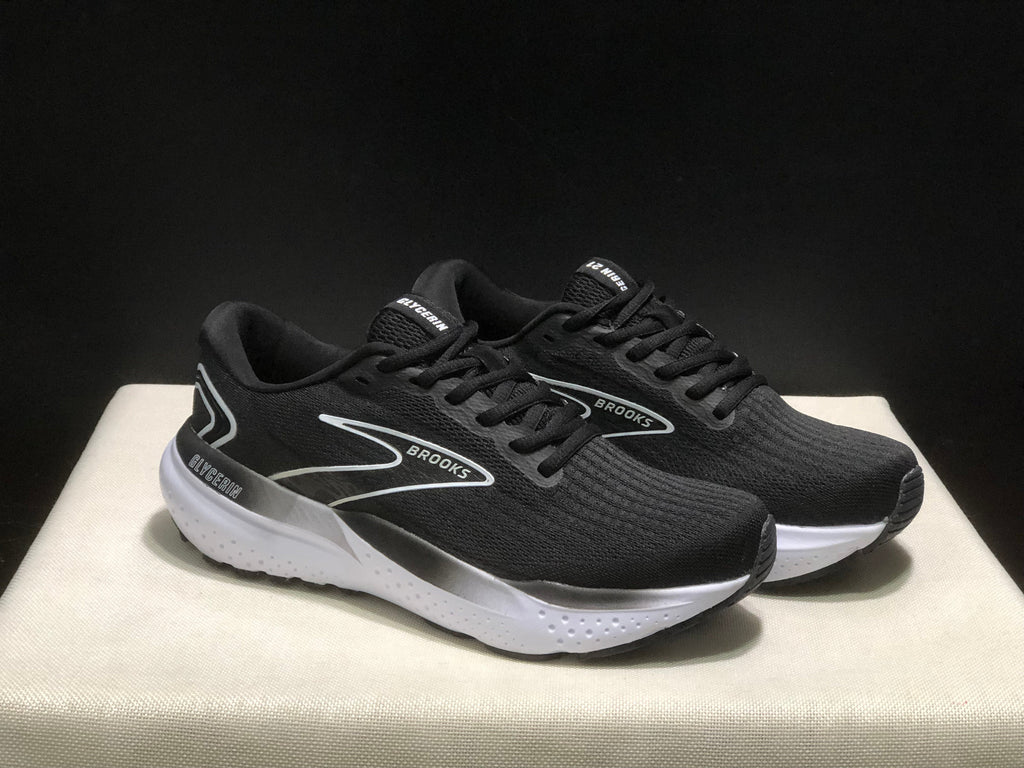 Brooks Glycerin 21 Running Shoes Black Grey White