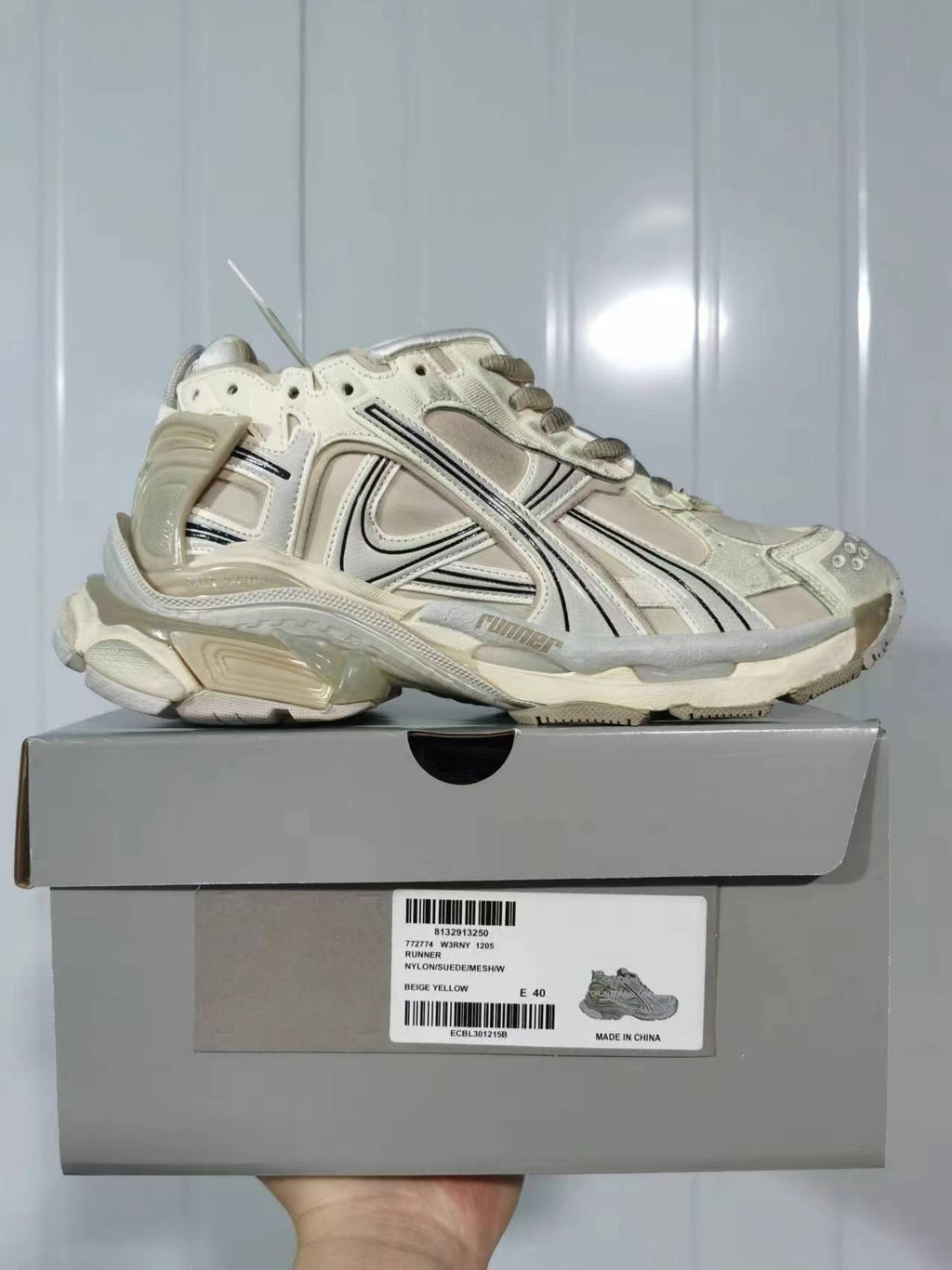 Reebok 1205 Runner Sneakers Beige Yellow