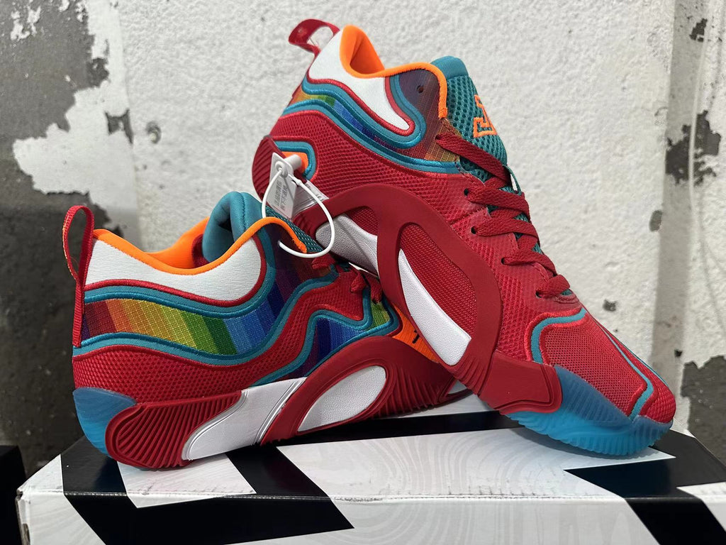 Jordan Basketball Shoes in Red, Blue and Multicolor