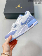 Air Jordan Legacy 312 Low Sneakers in White and Blue