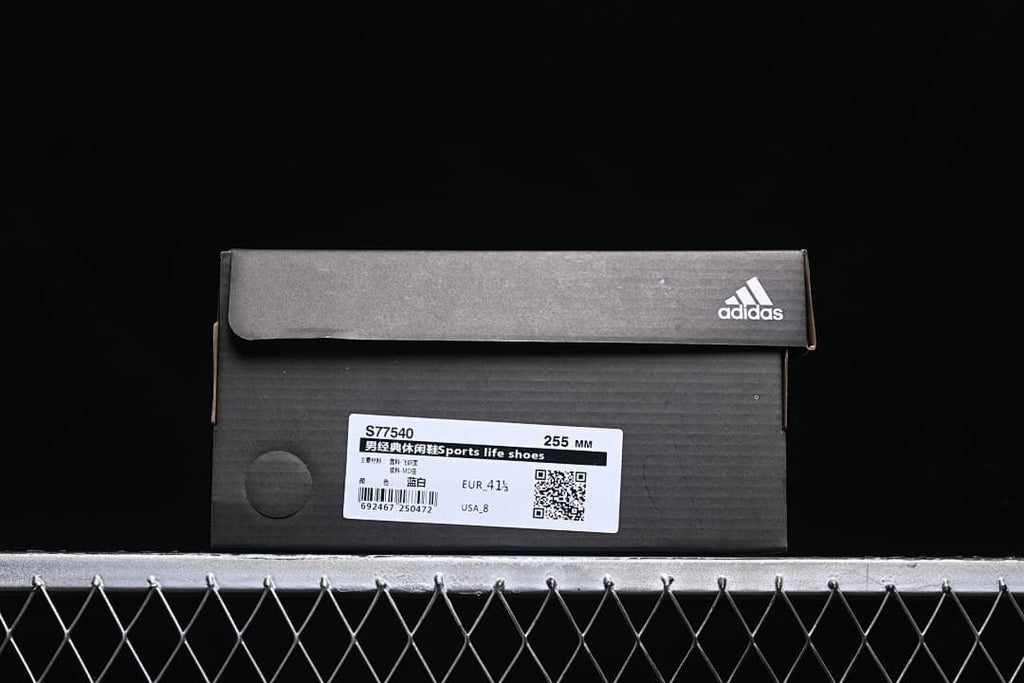 adidas S77540 Blue Mesh Trail Sneakers