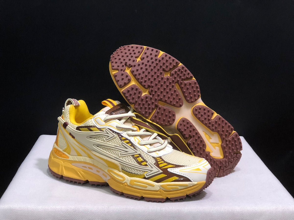 Off-White Be Right Back Sneakers Yellow Brown EU 36-45