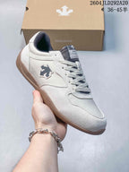 DESCENTE Chron Tempo Slim Retro Low-Top Sneakers, Off-White