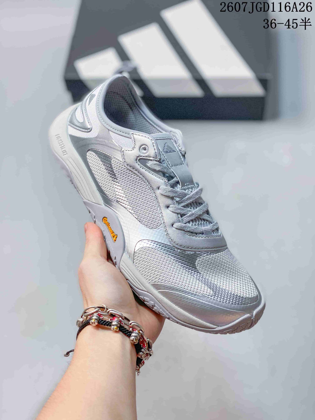 adidas Groundflow Sneakers Silver Gray Unisex