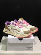 Off-White Low-Top Casual Sneakers White Beige Pink Purple