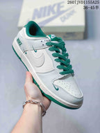 Nike SB Dunk Low Pro White Green Low-Top Sneakers