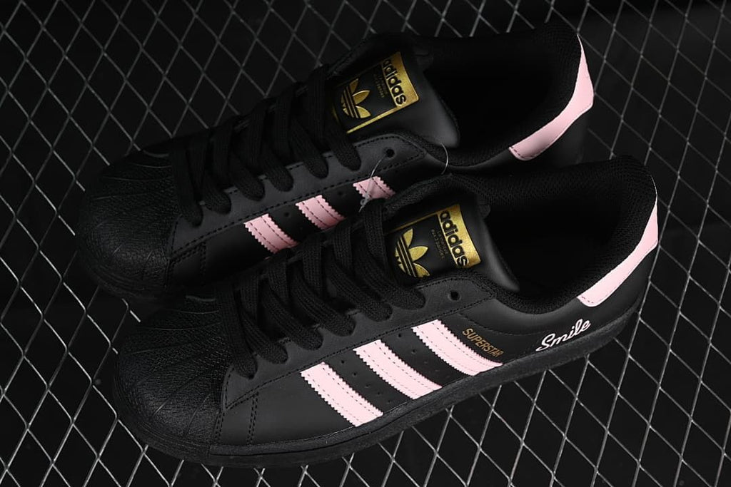 Adidas Superstar EG4959 Black and Pink Sneakers