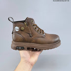 Timberland Lace-Up Ankle Boots with Side Zipper
