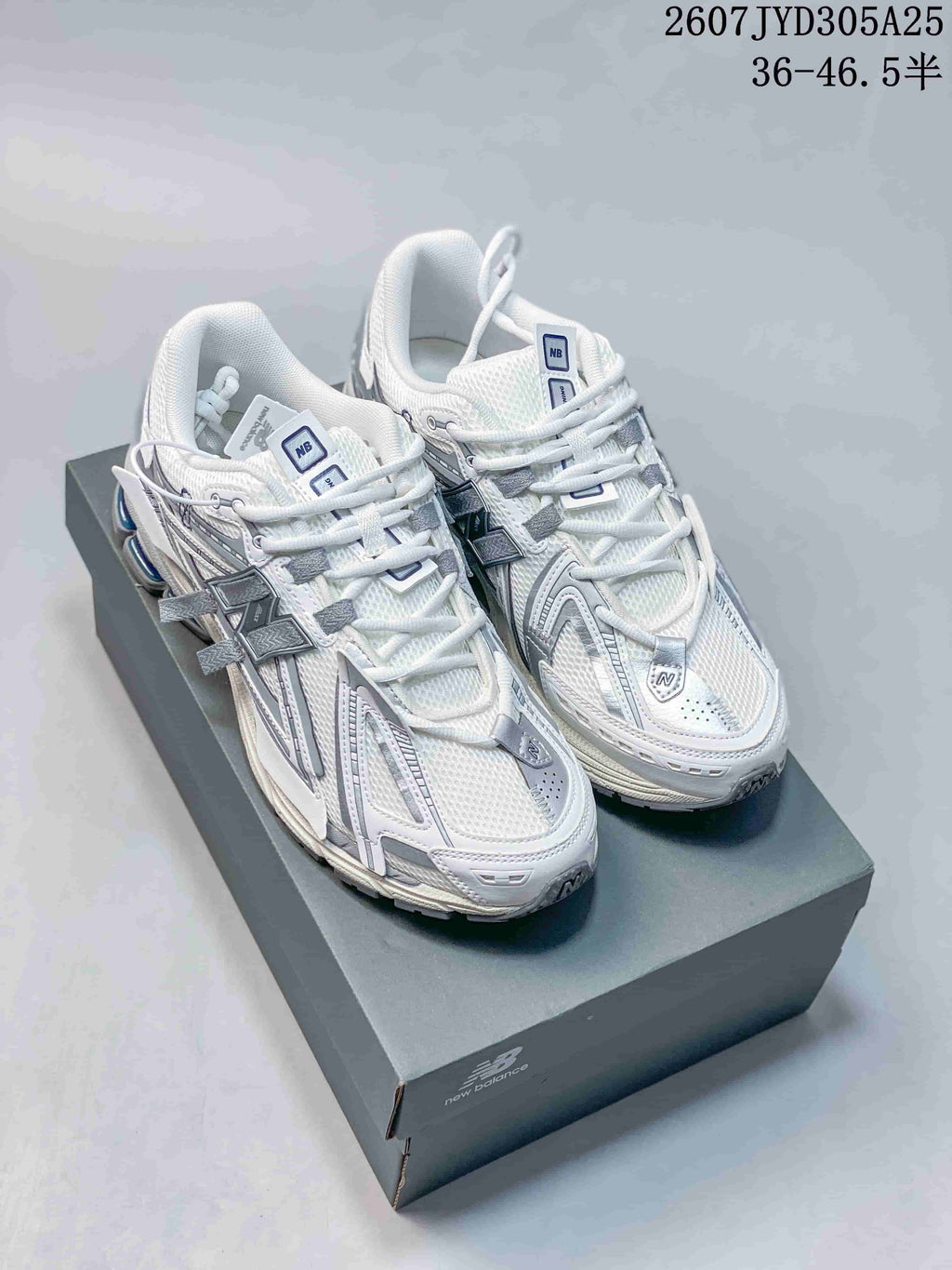 New Balance 1906A White and Gray Mesh Sneakers