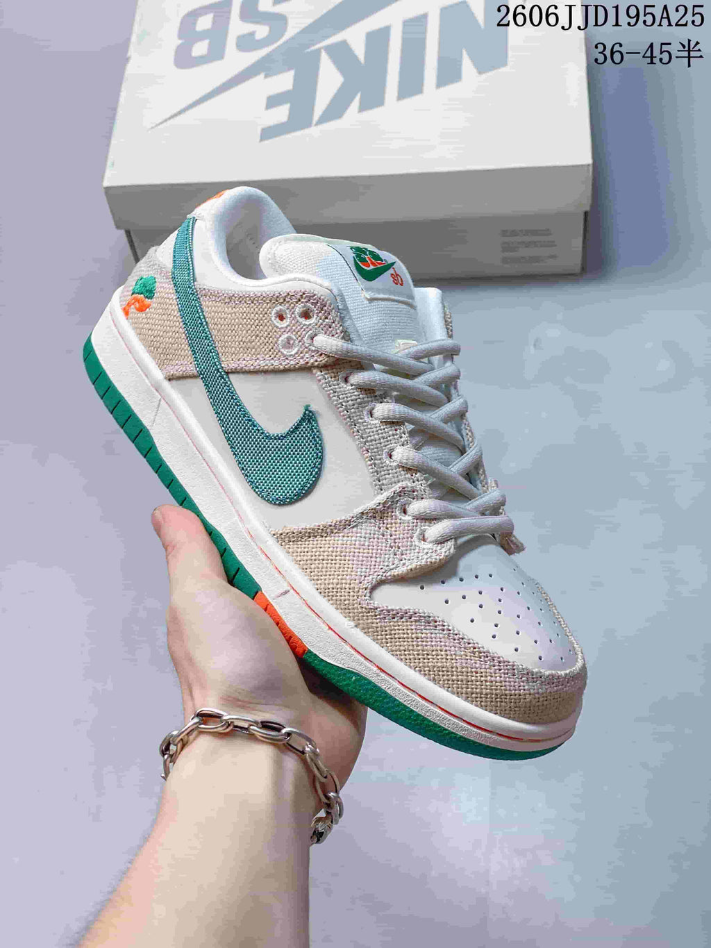 Nike SB Dunk Low Jarritos White Green Orange Sneakers