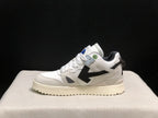 Off-White White Sneakers with Black Arrow Detail