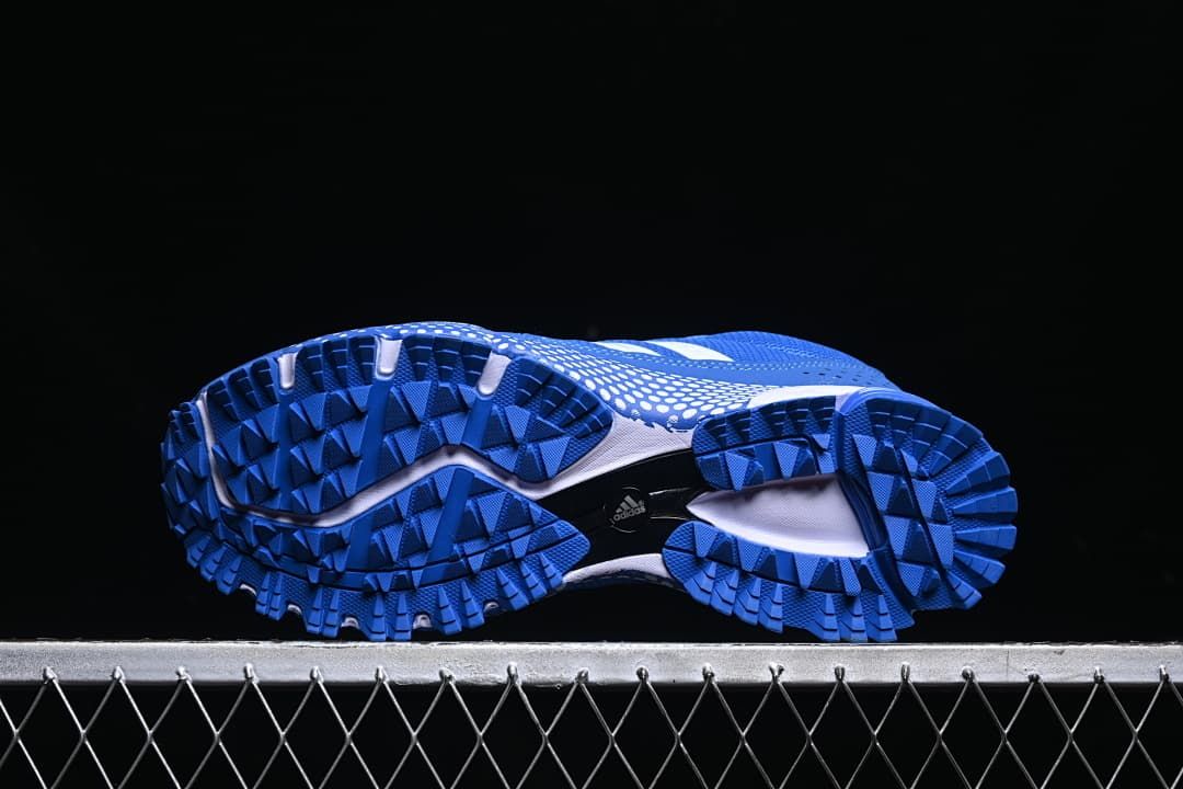 adidas S77540 Blue Mesh Trail Sneakers