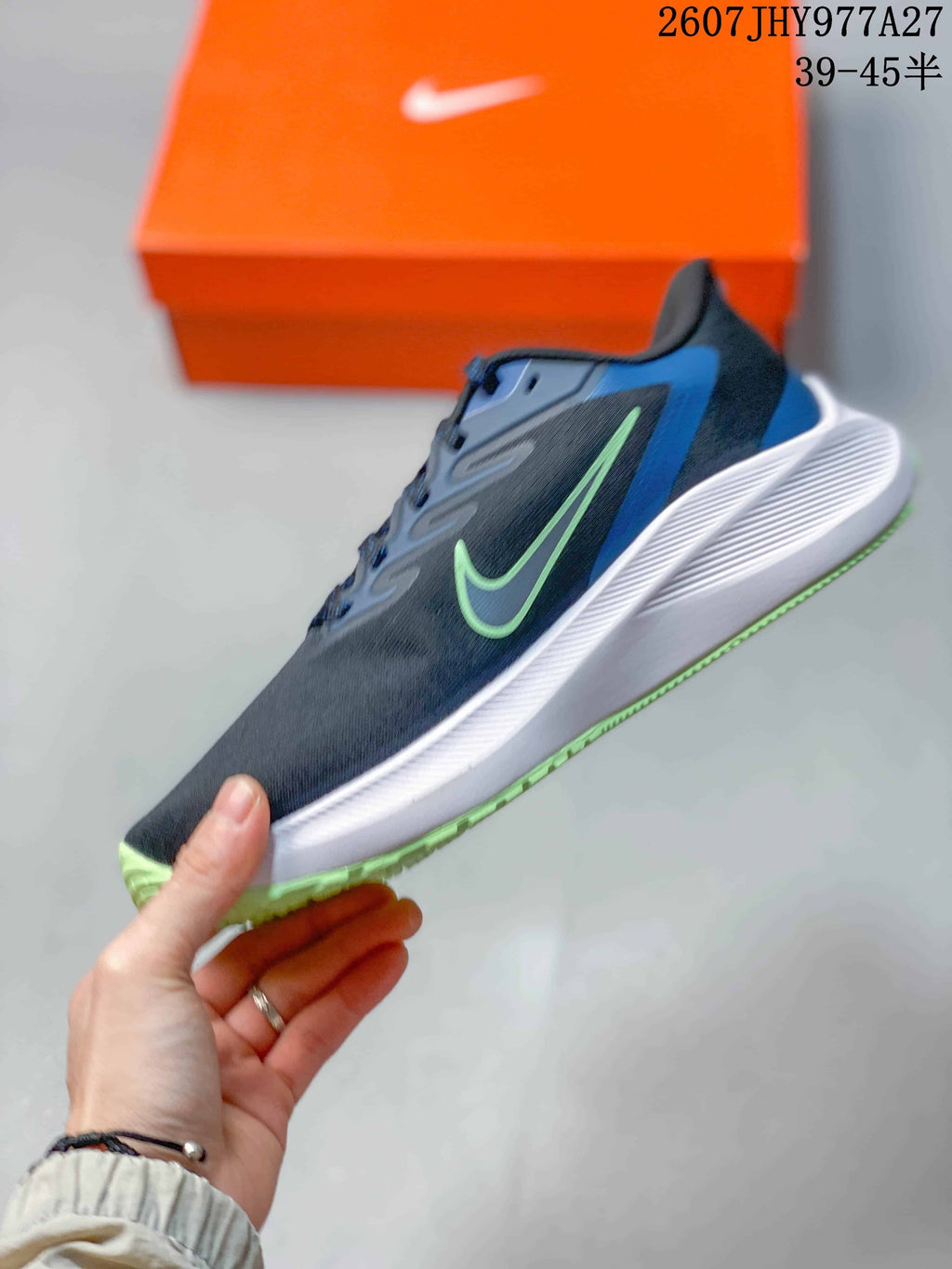 Nike Zoom Winflo 7 Running Shoes Navy Blue 2607JHY977A27