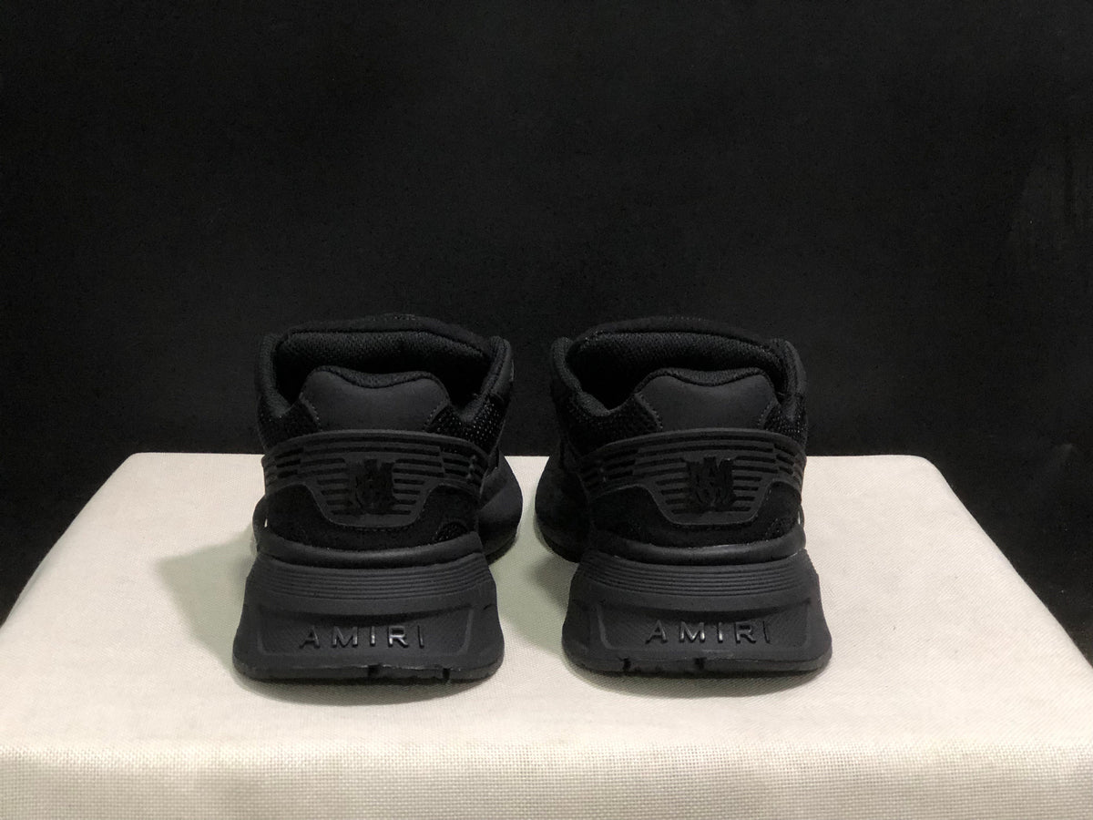 AMIRI MA Runner Black Leather Sneakers