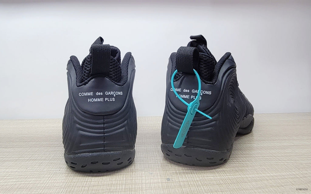 Comme des Garçons x Nike Air Foamposite One SP Black Sneakers