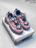 FILA Fusion Chunky Sneakers in Pink and Charcoal