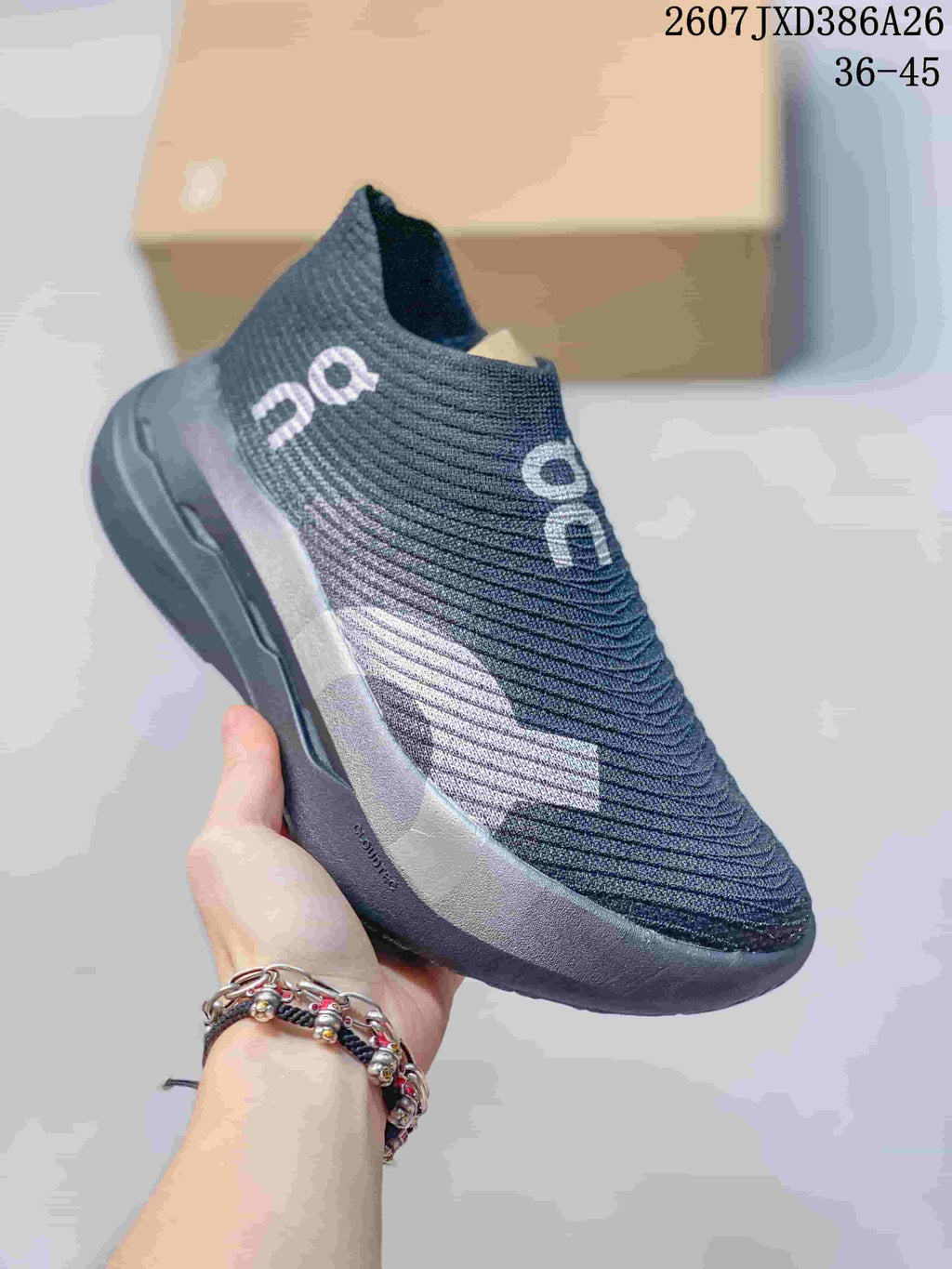 On Cloudboom Strike LS Slip-On Sneakers Dark Gray 712410EWO