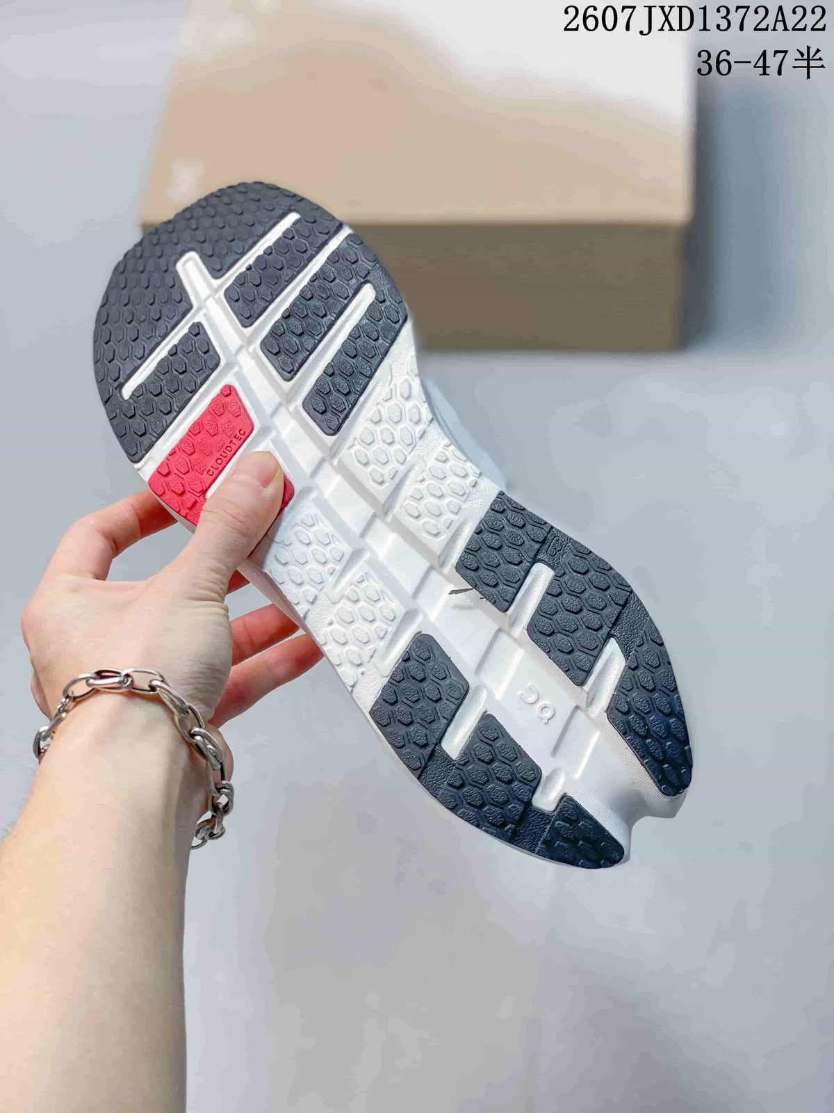 On Cloudrunner 3 White Red Black Sneakers JXD1372A22