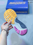 Brooks Ghost 17 Running Sneakers White Yellow Pink JGY975A25