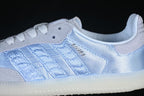 adidas Samba OG HQ5160 Blue Satin Sneakers