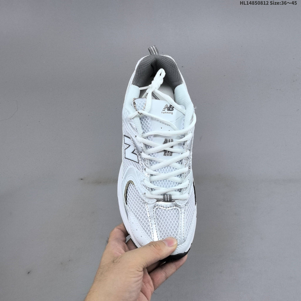 New Balance MR530AD Retro Mesh Sneakers White Silver
