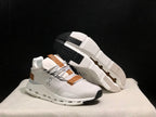 On Cloudnova 1 Sneakers in White Pearl
