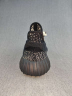 Yeezy 350 V2 Knit Sneakers in Black and Cream