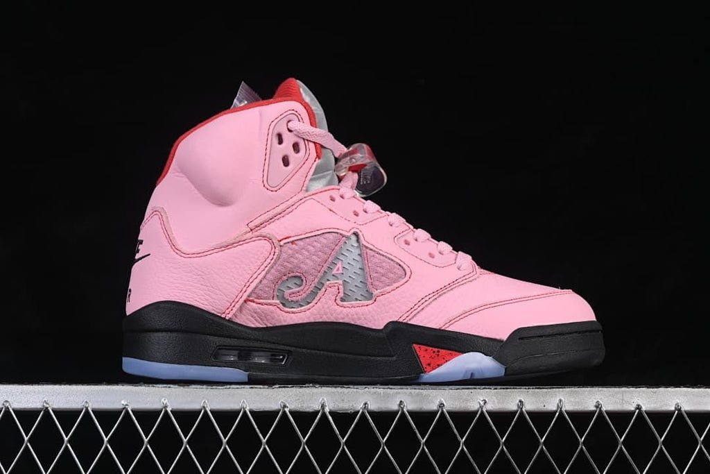 Awake NY x Air Jordan 5 Pink High-Top Sneakers